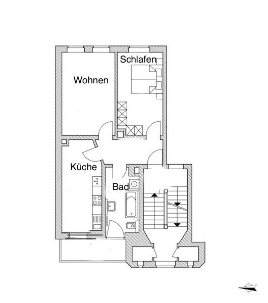 Wohnung zur Miete 593 € 2 Zimmer 61,8 m²<br/>Wohnfläche 3.<br/>Geschoss 23.12.2024<br/>Verfügbarkeit Ploßstraße 5 Schönefeld-Abtnaundorf Leipzig 04347