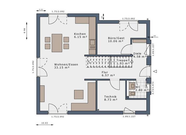 Einfamilienhaus zum Kauf 712.586 € 5 Zimmer 140 m² 3.772 m² Grundstück Fuhlendorf 18356