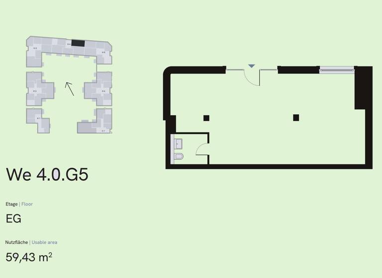 Bürofläche zum Kauf 727.224 € 1 Zimmer 59,4 m²<br/>Bürofläche Schöneberg Berlin 10781