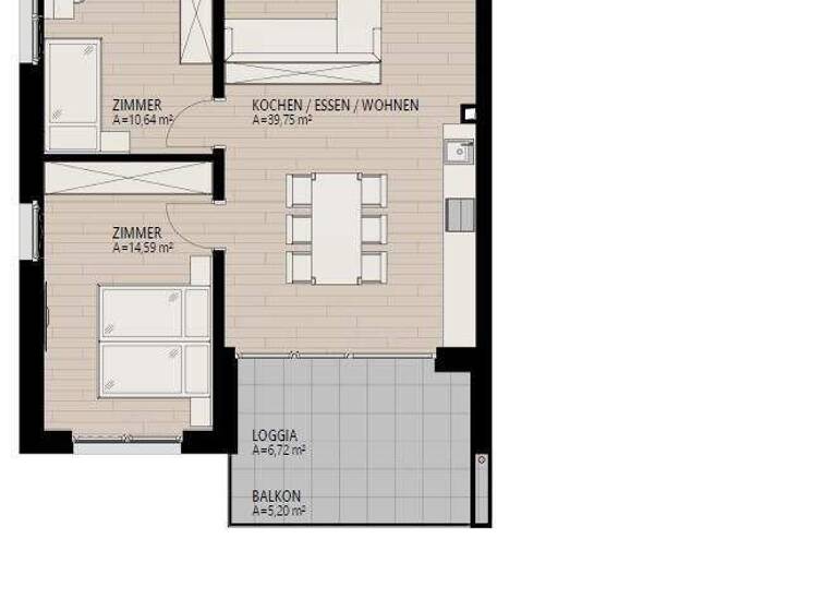 Wohnung zum Kauf - Erstbezug 455.344 € 4 Zimmer 95,7 m² 1. Geschoss Itter 6305