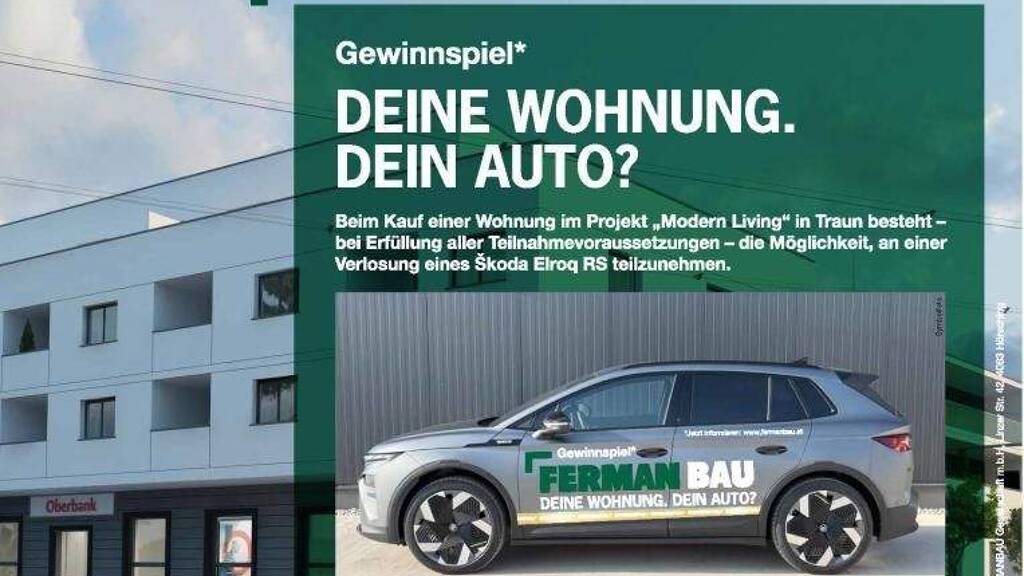 Wohnung zum Kauf - Erstbezug 309.000 € 2 Zimmer 68 m² Linzerstr. Traun 4050