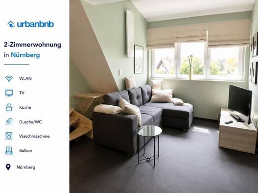 Wohnung zur Miete auf Zeit 1.800 € 2 Zimmer 60 m² frei ab sofort Greifensteinweg Buchenbühl Nordöstliche Außenstadt 90411