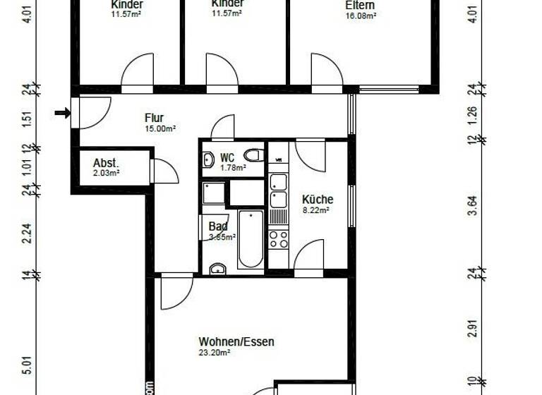 Wohnung zum Kauf 295.000 € 4 Zimmer 95,6 m²<br/>Wohnfläche EG<br/>Geschoss Plochingen 73207