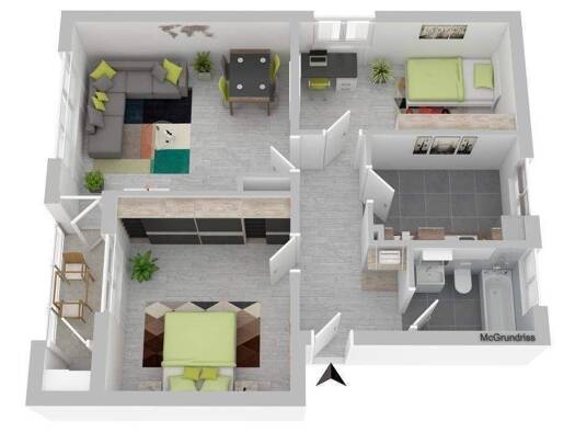 Wohnung zur Miete 600 € 3 Zimmer 67 m² EG Kettenbach Aarbergen 65326