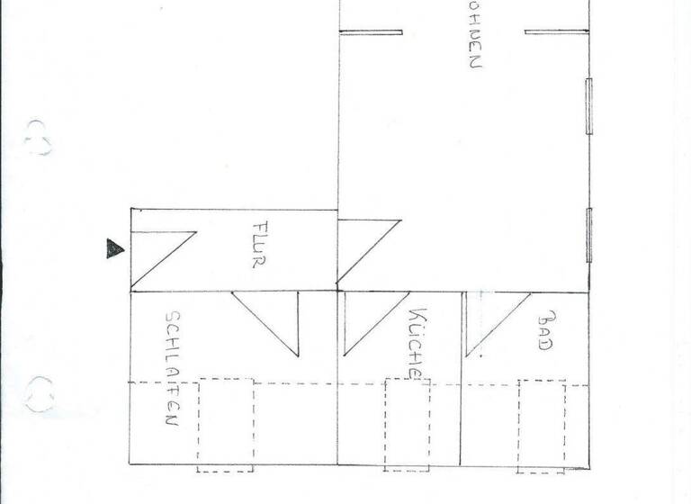 Wohnung zur Miete 260 € 2 Zimmer 44 m²<br/>Wohnfläche Dachgeschoss<br/>Geschoss Augsburger Straße 68 Bernsdorf Chemnitz 09126
