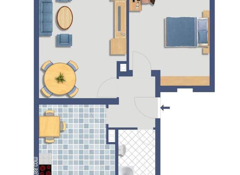 Wohnung zum Kauf provisionsfrei 235.000 € 2 Zimmer 58,2 m² 2. Geschoss Michaelisstraße 19 Darmstadt 64293