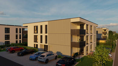 Terrassenwohnung zum Kauf - Neubau provisionsfrei 349.900 € 3 Zimmer 78 m² EG Hoferweg 5 Plattling Plattling 94447
