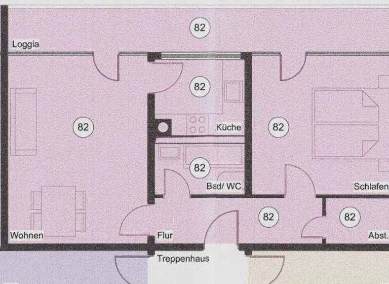 Wohnung zur Miete 750 € 2 Zimmer 63 m² 3. Geschoss frei ab 15.04.2026 Münchner Allee 19 Bad Reichenhall 83435