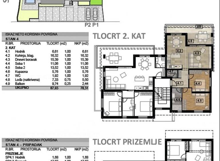 Wohnung zum Kauf 470.000 € 4 Zimmer 115 m² 2. Geschoss Malinska-Dubasnica 51511