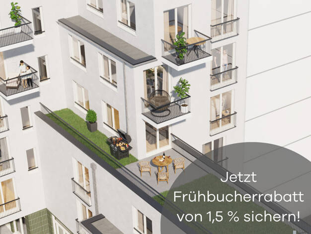 Wohnung zum Kauf provisionsfrei 424.900 € 3 Zimmer 64,5 m² 3. Geschoss Großkölnstr. 53-55 Aachen 52062