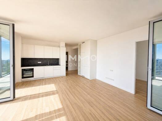Wohnung zur Miete - Erstbezug 1.933 € 3 Zimmer 80,3 m² 32. Geschoss frei ab 01.11.2026 Donaustadt 1220
