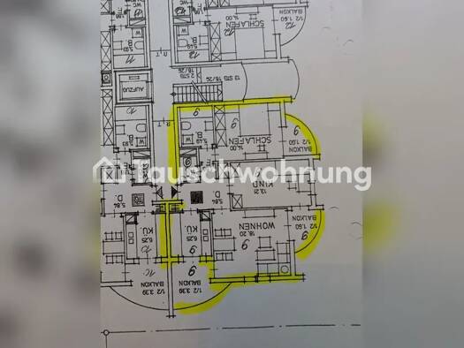 Wohnung zur Miete Tauschwohnung 1.300 € 3 Zimmer 75 m² Mooswald Freiburg im Breisgau 79110