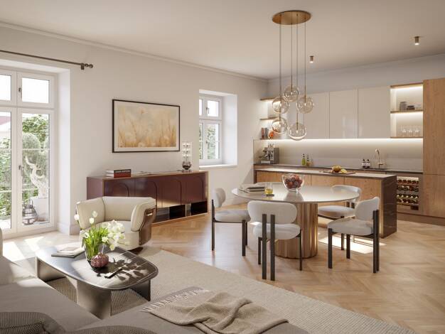 Wohnung zum Kauf - Neubau provisionsfrei 775.000 € 2 Zimmer 53 m² 2. Geschoss Nymphenburger Straße 176 Neuhausen-Nymphenburg München 80634