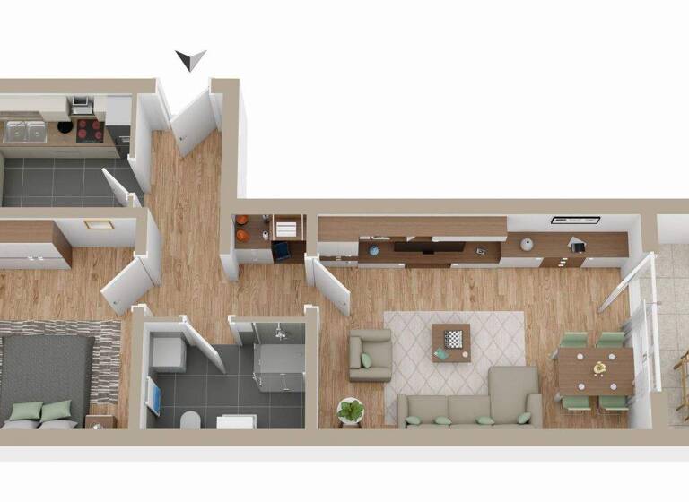 Wohnung zum Kauf 155.000 € 2 Zimmer 57 m² 1. Geschoss Elmschenhagen-Nord Kiel 24147