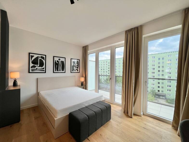 Wohnung zur Miete Wohnen auf Zeit 1.395 € 1 Zimmer 34 m² frei ab 01.02.2026 Platz der Vereinten Nationen 22 A Friedrichshain Berlin 10249
