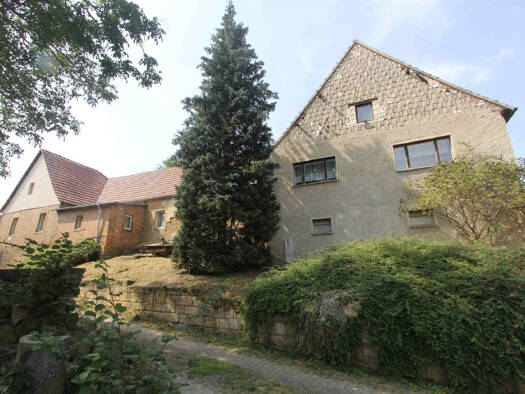 Einfamilienhaus zum Kauf 89.000 € 4 Zimmer 135 m² 1.828 m² Grundstück Weißenschirmbach Querfurt-Weißenschirmbach 06268