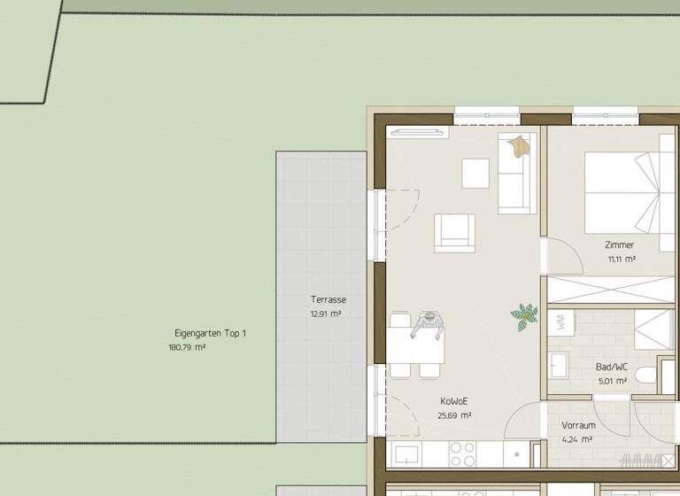 Wohnung zum Kauf - Erstbezug provisionsfrei 256.450 € 2 Zimmer 46,1 m² Göstinger Straße 33 Eggenberg Graz,14.Bez.:Eggenberg 8020