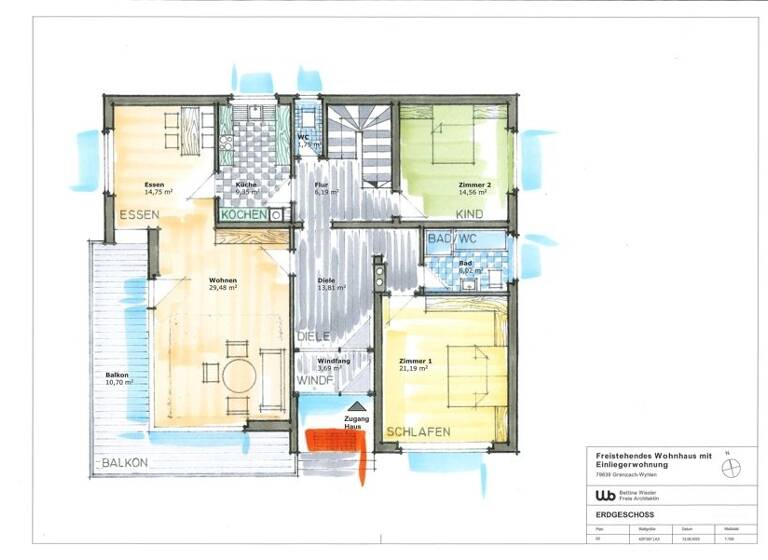 Mehrfamilienhaus zum Kauf 832.000 € 6 Zimmer 225 m² 1.060 m² Grundstück Wyhlen Grenzach-Wyhlen 79639