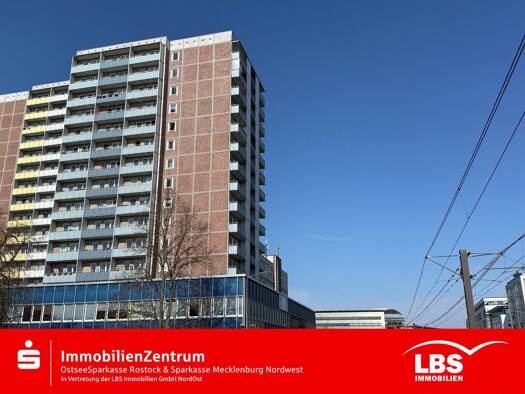 Wohnung zum Kauf 120.000 € 1,5 Zimmer 42,5 m² 9. Geschoss Kröpeliner Tor-Vorstadt Rostock 18057