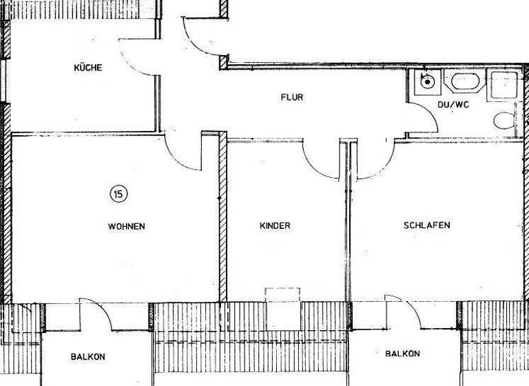 Wohnung zur Miete 600 € 3 Zimmer 75,1 m² 3. Geschoss Hermann Niemann Str. 1 Plau Plau am See 19395