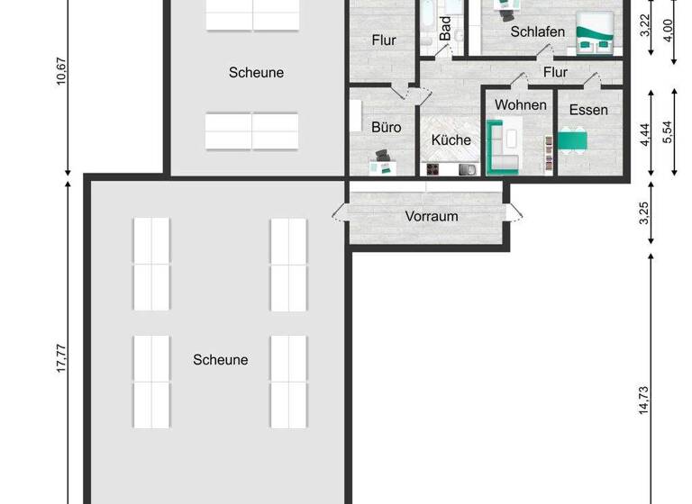 Einfamilienhaus zum Kauf 209.000 € 7 Zimmer 250 m² 3.111 m² Grundstück Süderleda Wanna 21776