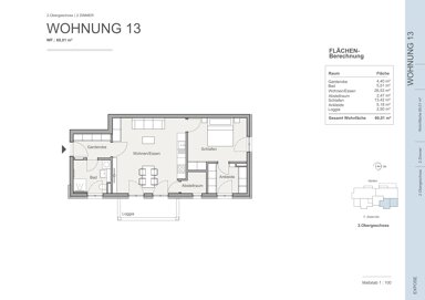 Wohnung zum Kauf provisionsfrei als Kapitalanlage geeignet 277.595,50 € 2 Zimmer 61 m² Friedrich Ebert Straße 9 Nordvorstadt Weimar 99423