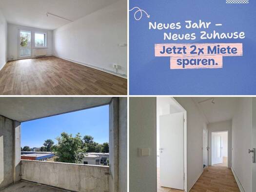 Wohnung zur Miete 280 € 2 Zimmer 52 m² 3. Geschoss Tschaikowskistraße 69 Freiberg 09599