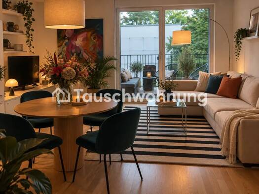 Terrassenwohnung zur Miete Tauschwohnung 1.070 € 2 Zimmer 56 m² 3. Geschoss Gutleutviertel Frankfurt am Main 60327