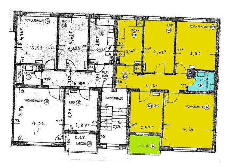 Wohnung zum Kauf provisionsfrei 259.000 € 4 Zimmer 78,3 m² 1. Geschoss Friesdorf Bonn 53175