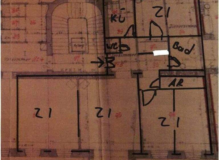 Büro zur Miete 15,78 € 4 Zimmer Wien 1040