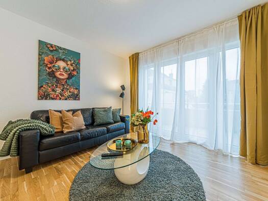 Wohnung zur Miete Wohnen auf Zeit 1.490 € 2 Zimmer 55 m² frei ab sofort Dornbusch Frankfurt am Main 60433