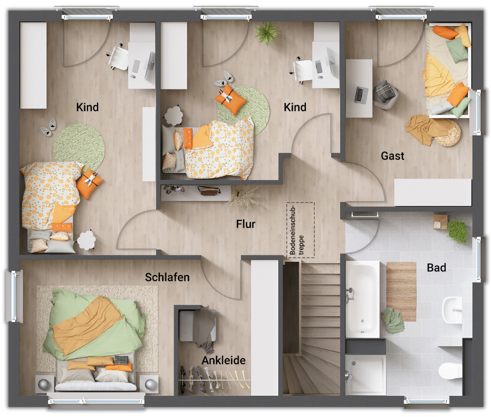 Einfamilienhaus zum Kauf 416.459 € 5 Zimmer 157 m²<br/>Wohnfläche 1.214 m²<br/>Grundstück Mühlhausen Mühlhausen 99974