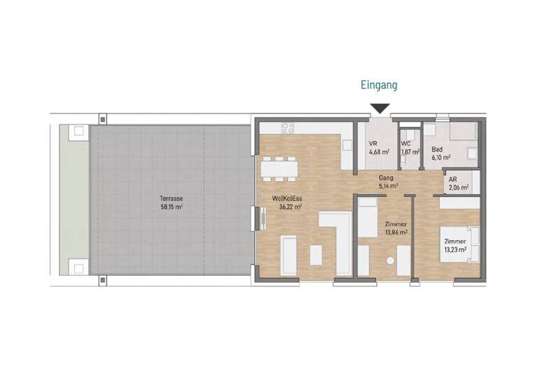 Wohnung zum Kauf - Erstbezug 519.437 € 3 Zimmer 3. Geschoss Münzgrabenstraße Jakomini Graz 8010