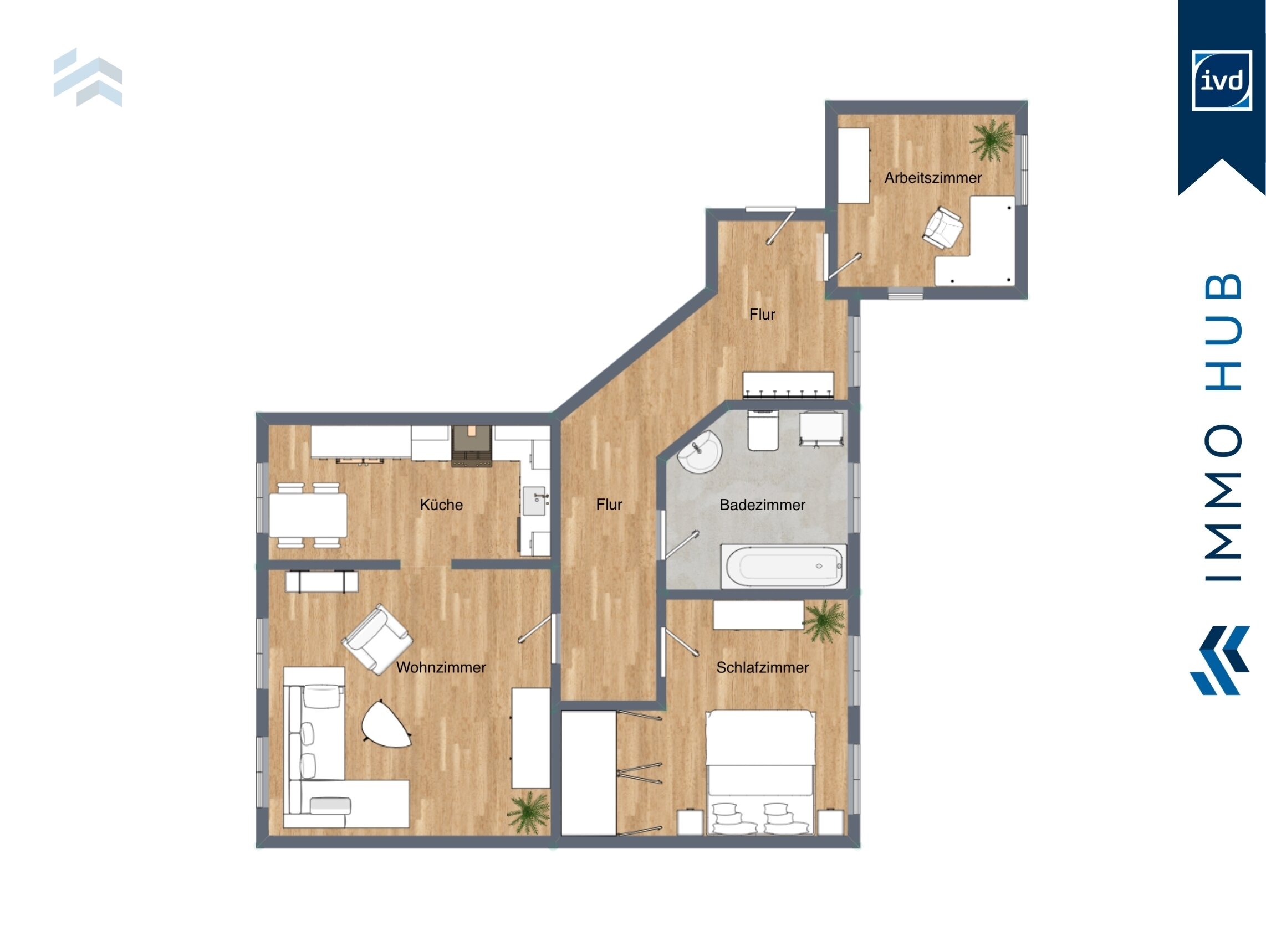 Wohnung zum Kauf 234.000 € 3 Zimmer 67,5 m²<br/>Wohnfläche 2.<br/>Geschoss ab sofort<br/>Verfügbarkeit Zentrum - West Leipzig 04109