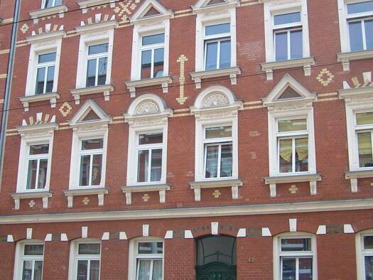 Wohnung zur Miete 335 € 2 Zimmer 63,3 m² 2. Geschoss Bosestraße 42 Innenstadt Zwickau 08056