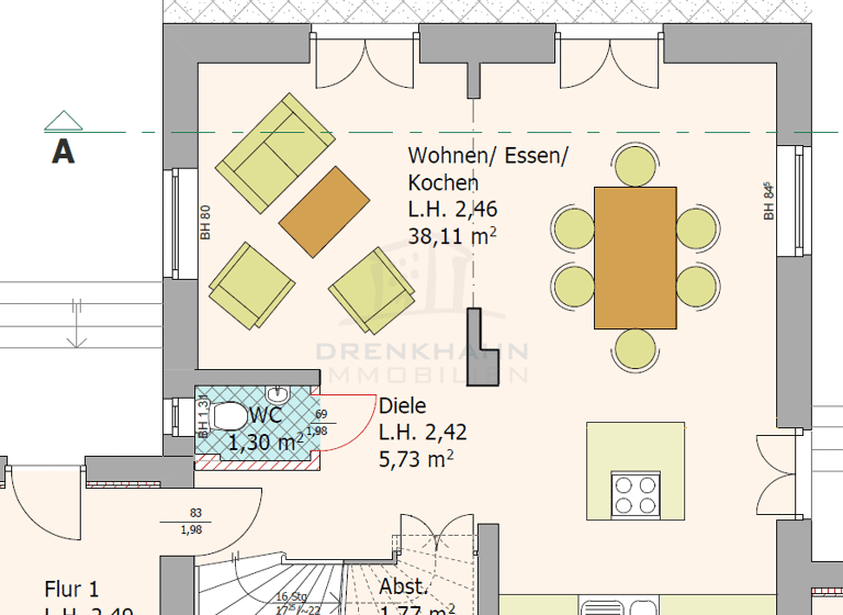 Terrassenwohnung zur Miete 2.100 € 3 Zimmer 85 m²<br/>Wohnfläche Am Brünk 3 List auf Sylt 25992