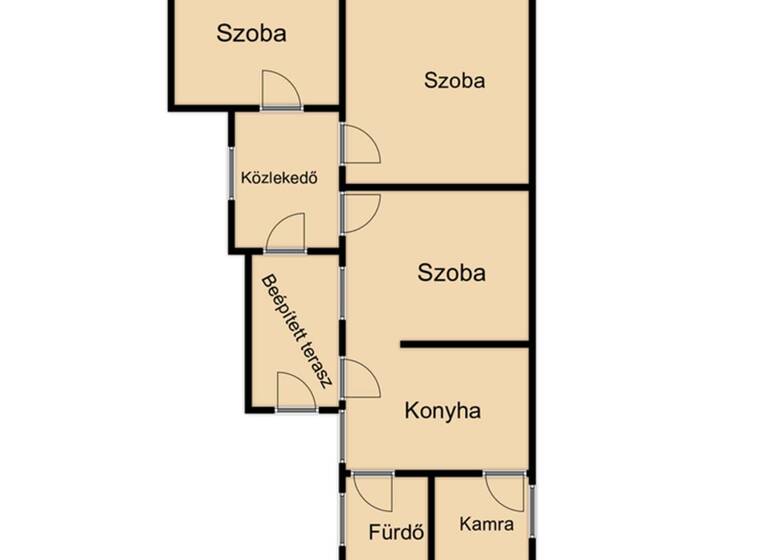 Einfamilienhaus zum Kauf 37.500 € 3 Zimmer 85 m² 2.435 m² Grundstück Somogyjád