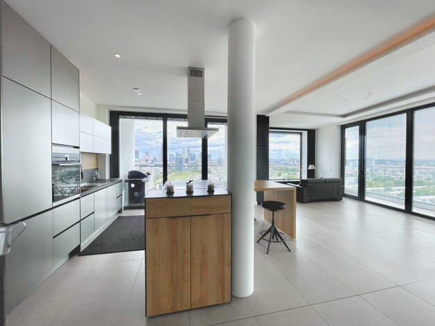 Penthouse zur Miete 5.900 € 5 Zimmer 180 m² Europa-Allee 165 Gallus Frankfurt 60486