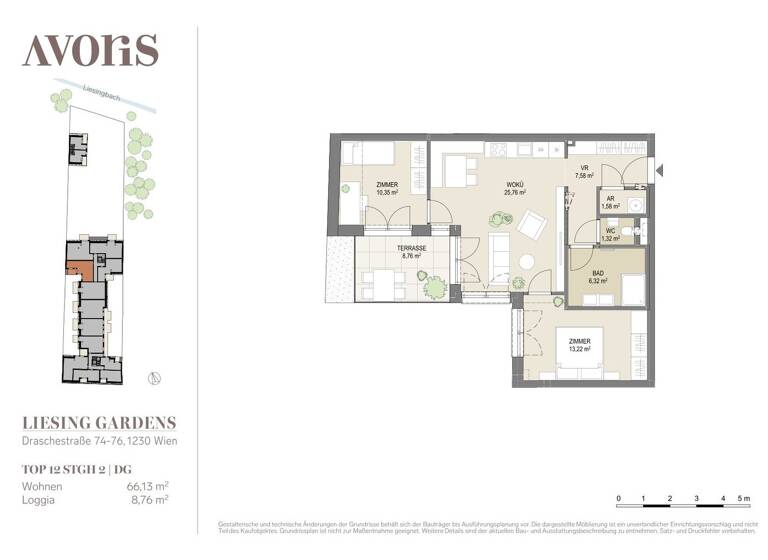 Wohnung zum Kauf - Erstbezug provisionsfrei 449.000 € 3 Zimmer 66,1 m² Wien 1230
