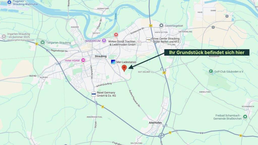 Land-/Forstwirtschaft zum Kauf 210.000 € 4.013 m² Grundstück Straubing 94315