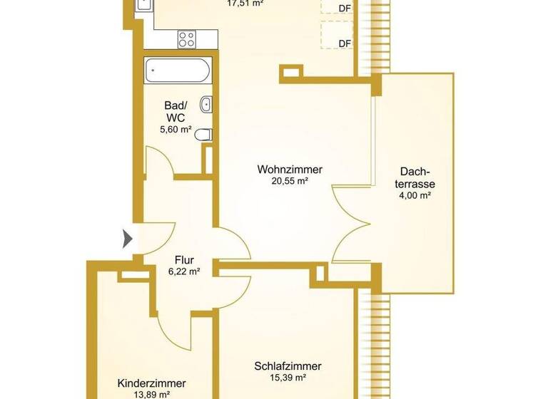 Wohnung zum Kauf 229.000 € 3 Zimmer 83 m² 2. Geschoss Motzen Mittenwalde (Motzen) 15749