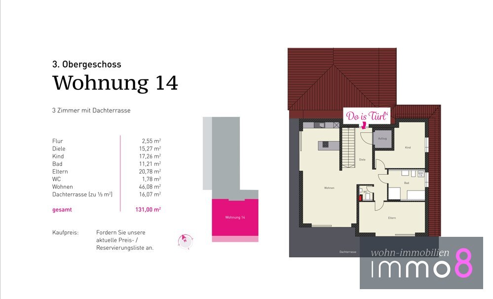 Penthouse zum Kauf provisionsfrei 839.000 € 3 Zimmer 131 m²<br/>Wohnfläche ab sofort<br/>Verfügbarkeit Schrobenhausen Schrobenhausen 86529