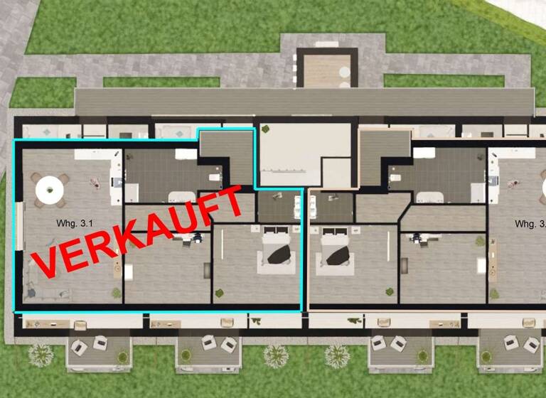 Wohnung zum Kauf 307.000 € 3 Zimmer 78,7 m²<br/>Wohnfläche Dachgeschoss<br/>Geschoss 01.09.2025<br/>Verfügbarkeit Weddingstedt Weddingstedt 25795