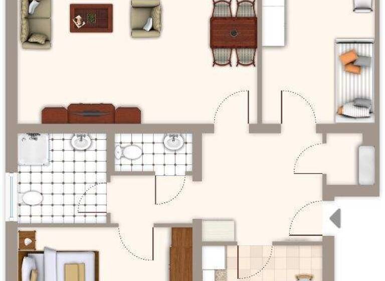 Wohnung zur Miete 729 € 3 Zimmer 76,7 m² EG Merowingerstraße 20 Geneicken Mönchengladbach 41238