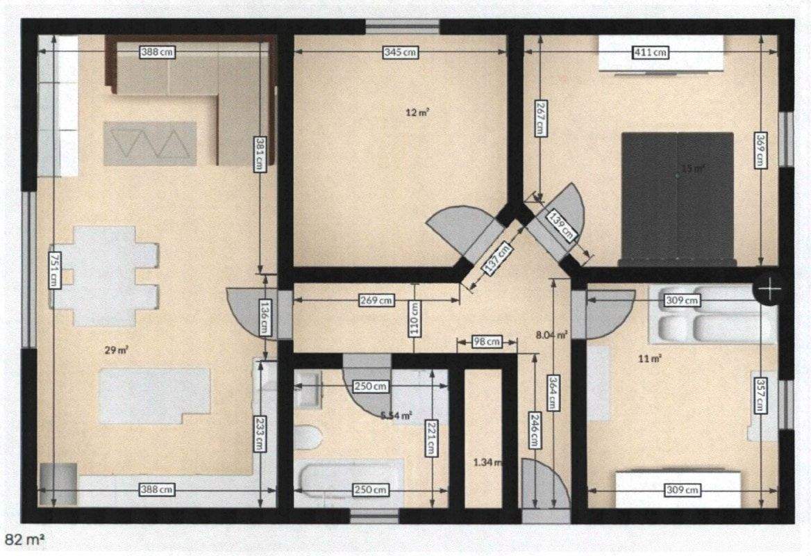 Immobilie in Freigericht - Freundliche 4-Zimmer-Wohnung mit Einbauküche und eigenem kleinen Garten - Bild 1