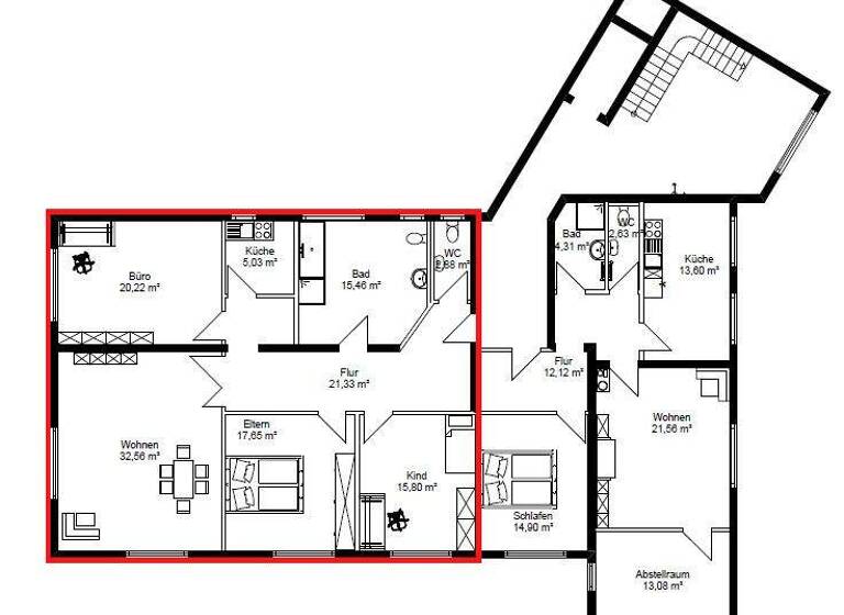 Wohnung zur Miete 1.100 € 4 Zimmer 130 m² frei ab 01.03.2026 Gerabronn 74582