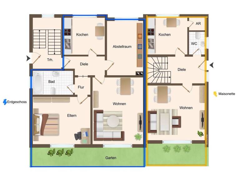 Mehrfamilienhaus zum Kauf 625.000 € 10 Zimmer 310,4 m² 688 m² Grundstück Hollage Wallenhorst / Hollage 49134