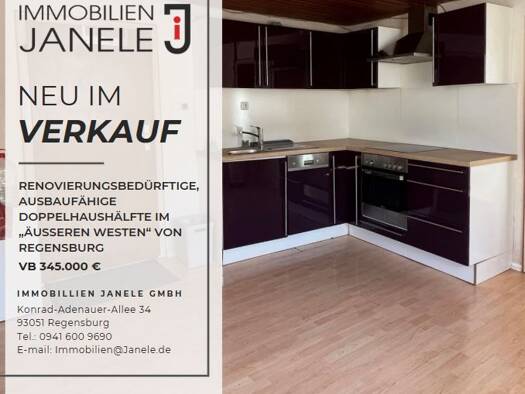 Haus zum Kauf 345.000 € 90 m² 108 m² Grundstück frei ab sofort Regensburg 93049