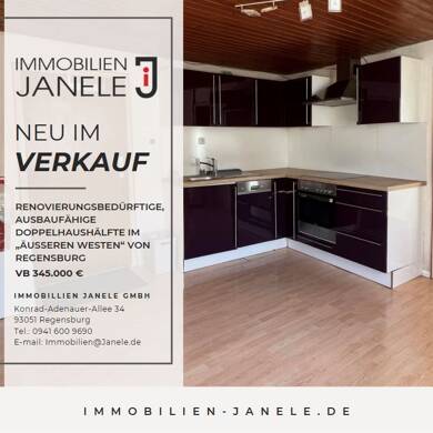 Haus zum Kauf 345.000 € 90 m² 108 m² Grundstück Mittlerer Westen Regensburg 93049