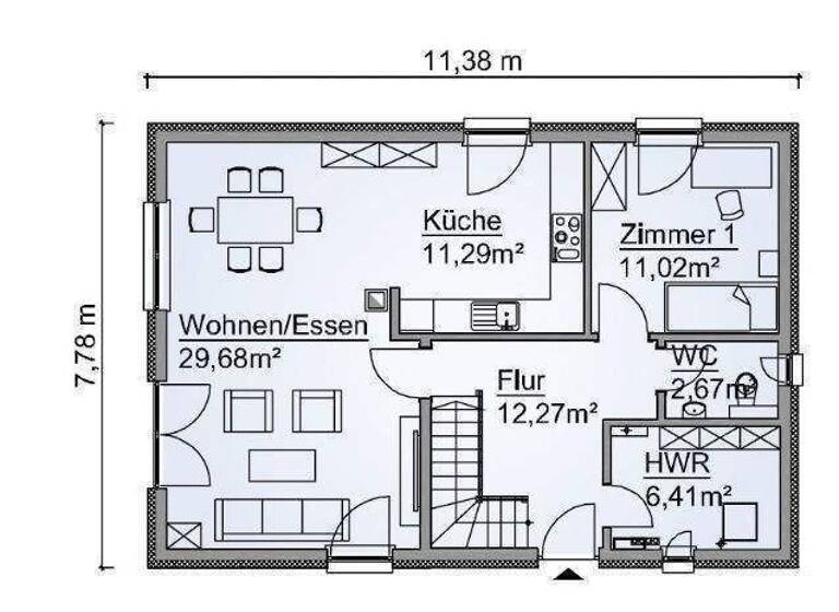 Einfamilienhaus zum Kauf provisionsfrei 298.900 € 5 Zimmer 142 m² 2.328 m² Grundstück Holzendorf Groß Miltzow 17349